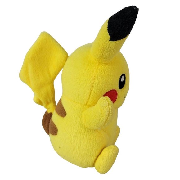 Pokemon Pikachu Plush Yellow 9" Stuffed Animal Toy 2013 Tomy Nintendo - Picture 5 of 11